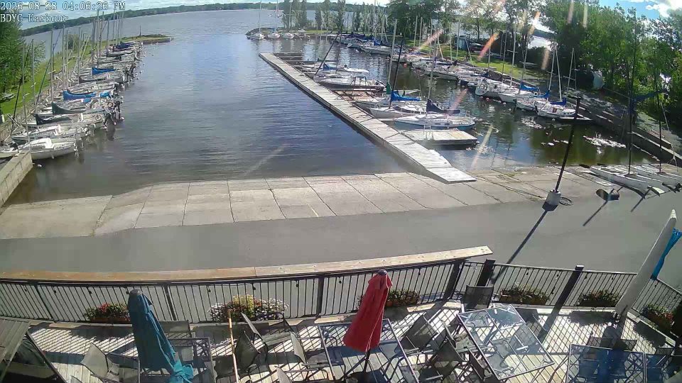 Current view of Baie-D'Urfé Yacht Club, Montréal