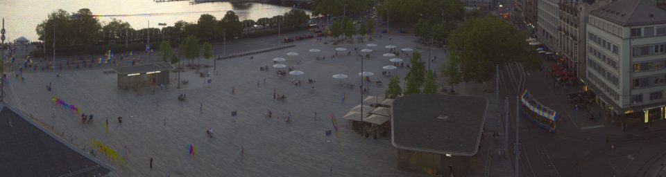 Current view of Sechseläutenplatz, Zürich