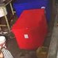A crop of the red cooler
