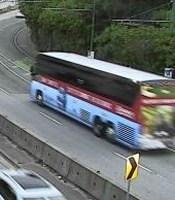 A crop of the blue advertising