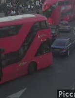 A crop of the red double-decker